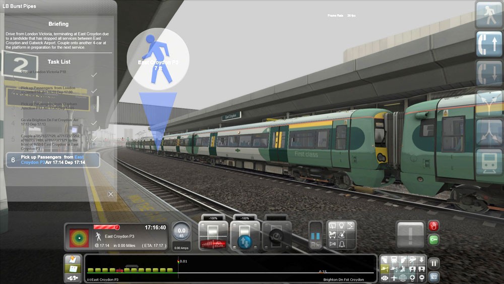 Train driving simulation games